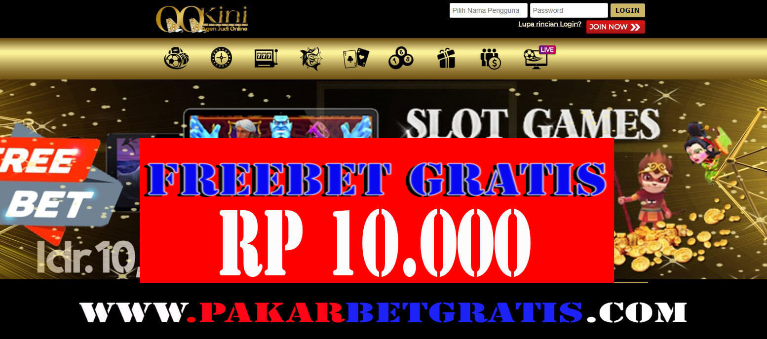 QQkini Freebet Gratis Rp 10.000 tanpa Deposit