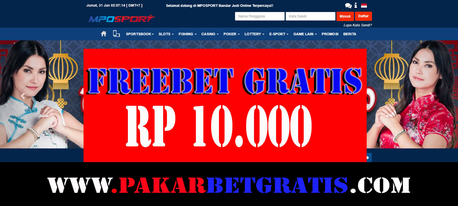 mposport freebet gratis Rp 10.000 tanpa deposit