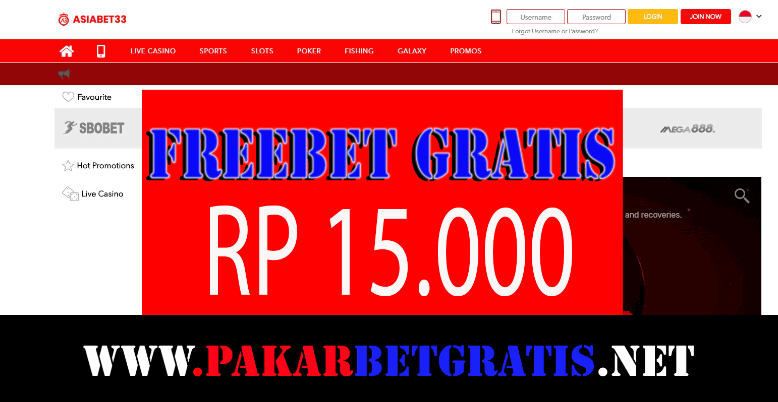 FREEBET ASIABET33ID