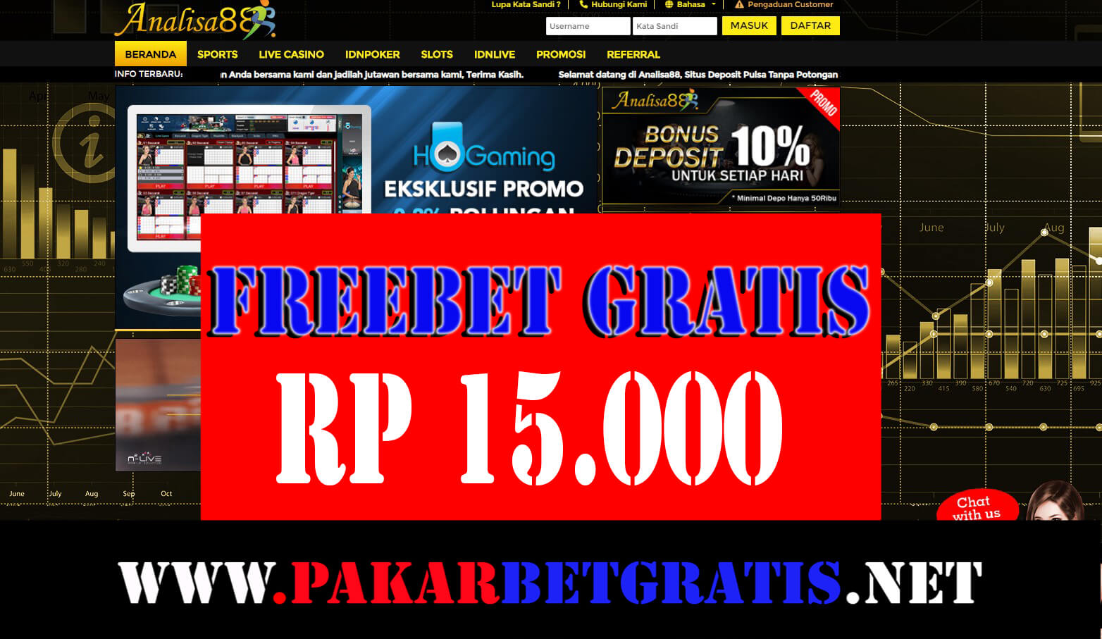 Analisa88 freebet gratis rp 15.000 tanpa deposit