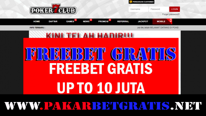 Freechip gratis tanpa deposit up to 10 juta