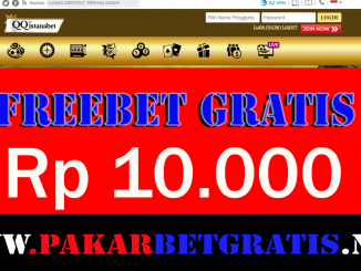 Freebet Gratis qqistanabet Rp 10.000 Tanpa Deposit