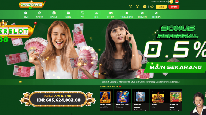 situs judi online terpercaya masterslot88