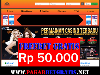 Freebet Gratis bursatogel Rp 50.000 Tanpa Deposit