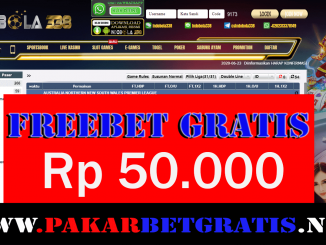 Freebet Gratis Indobola338 Rp 50.000 Tanpa Deposit