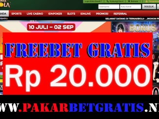 Freebet Gratis TernakBola Rp 20.000 Tanpa Deposit