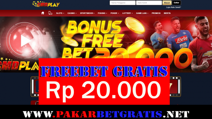 Situs CMDPlay Freebet Gratis Rp 20.000 Tanpa Deposit