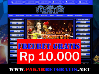 Newbet188 Freebet Gratis Rp 10.000 Tanpa Deposit