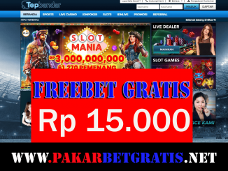 Freebet Gratis TopBandar Rp 15.000 Tanpa Deposit