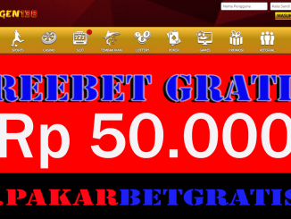 Agen138 Freebet Gratis Rp 50.000