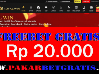 RoyalWin Freebet Gratis Rp 20.000 Tanpa Deposit