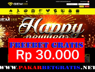 Gem188 Freebet Gratis Rp 30.000 Tanpa Deposit