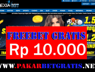 NexiaBet Freebet Gratis Rp 10.000 Tanpa Deposit