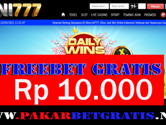 INI777 Freebet Gratis Rp 10.000 Tanpa Deposit