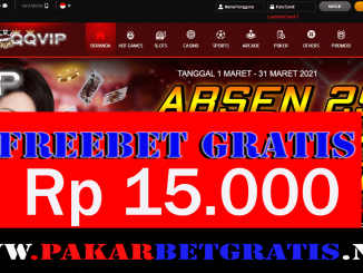 QQVIP303 Freebet Gratis Rp 15.000 Tanpa Deposit