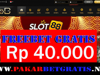 VOB Freebet gratis Rp 40.000 Tanpa Deposit