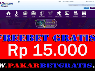 GarudaGame Freebet Gratis Rp 15.000 Tanpa Deposit