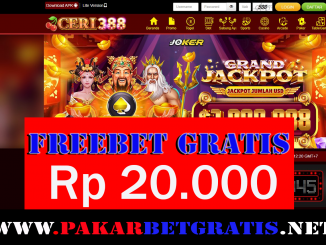 Ceri388 Freebet Gratis Rp 20.000 Tanpa Deposit