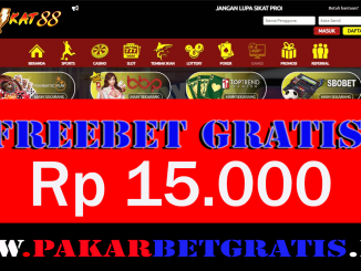 Sikat88 Freebet Gratis Rp 15.000 Tanpa Deposit