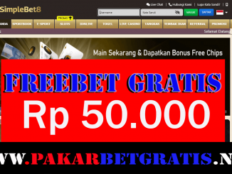simplebet8 Freebet Gratis Rp 50.000 Tanpa Deposit
