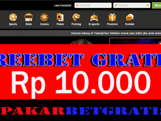 padangplay Freebet Gratis Rp 10.000 Tanpa Deposit