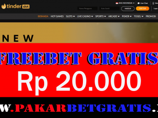 TinderSlot Freebet Gratis Rp 20.000 Tanpa Deposit