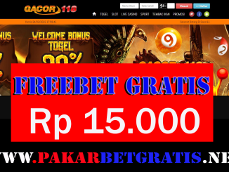 Gacor118 Freebet Gratis Rp 15.000 Tanpa Deposit