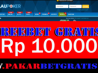 GalauPoker Freebet Gratis Rp 10.000 Tanpa Deposit